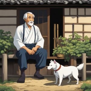 El Viejo y el Perro cuento japones corto con moraleja