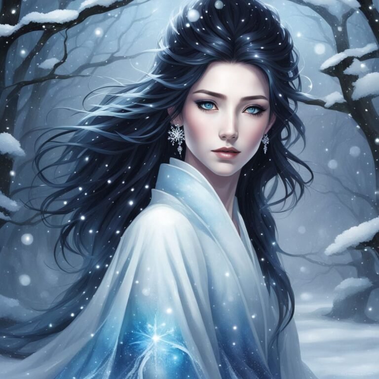 El Yuki-onna (雪女, Yuki-onna) Cuentos de Yōkai