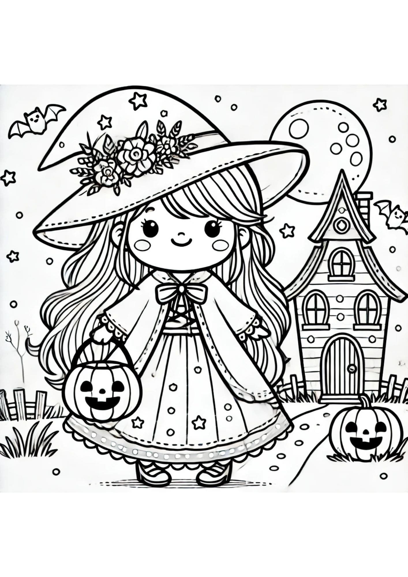 imagen halloween para colorear 1