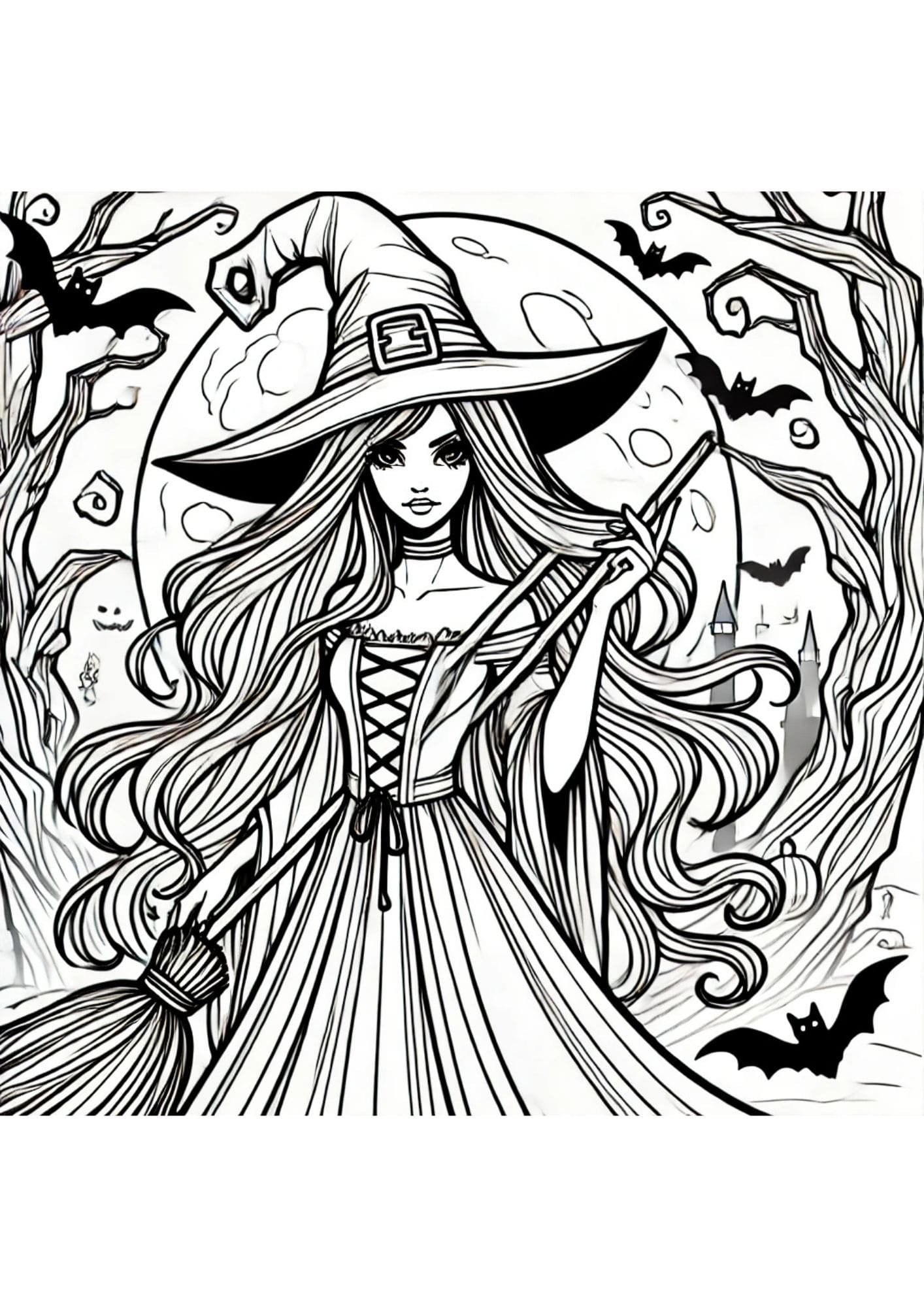 imagen halloween para colorear 1