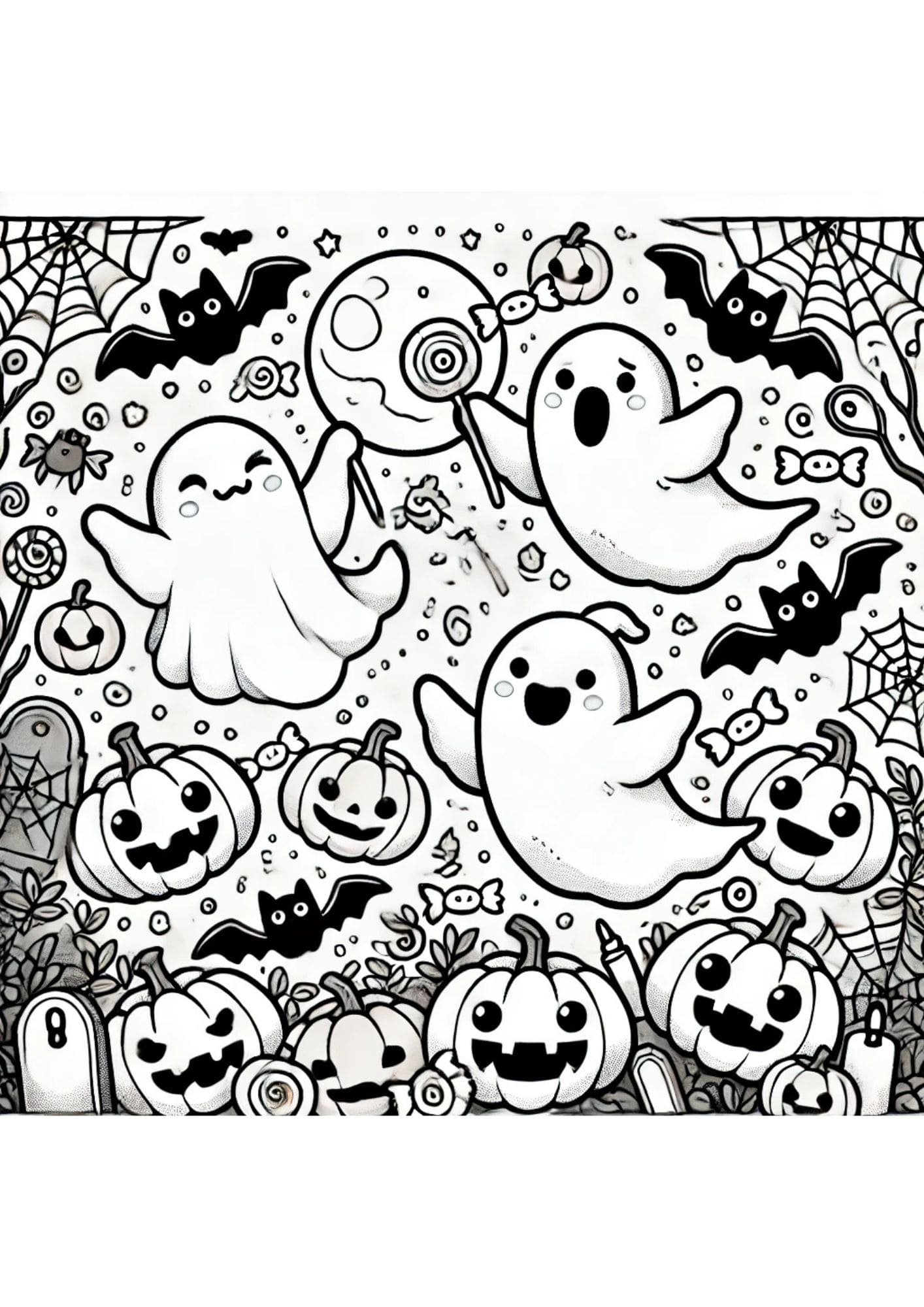 imagen halloween para colorear 1