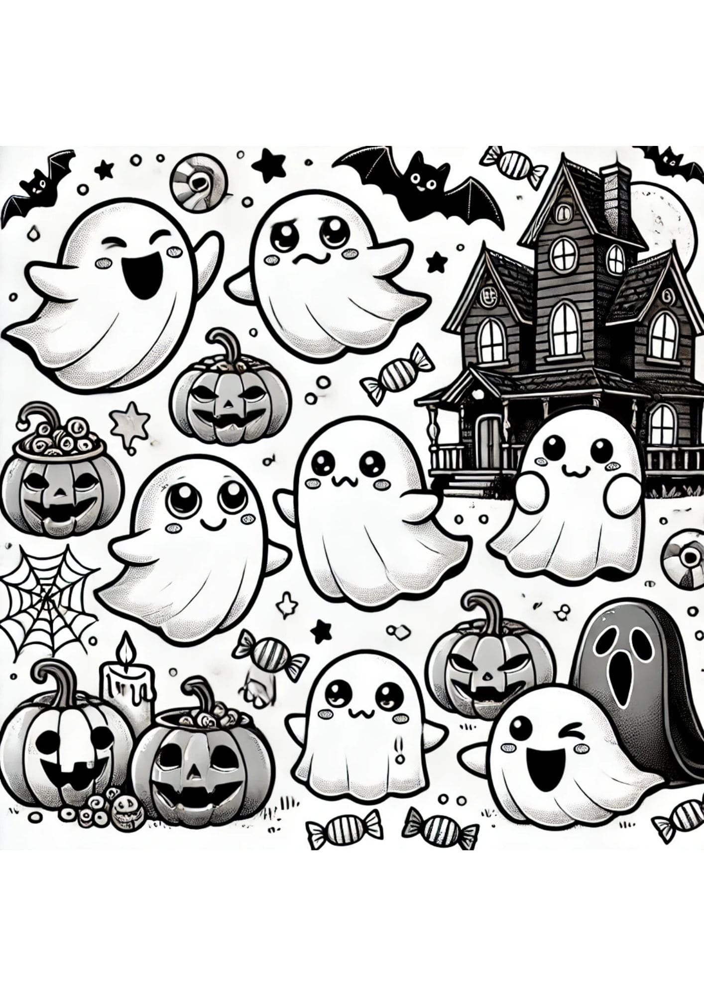 imagen halloween para colorear 1