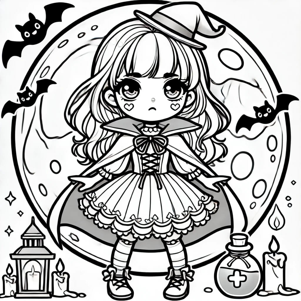 imagen halloween para colorear 1