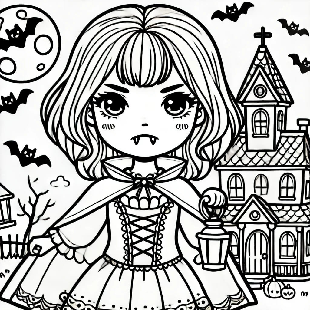 imagen halloween para colorear 1