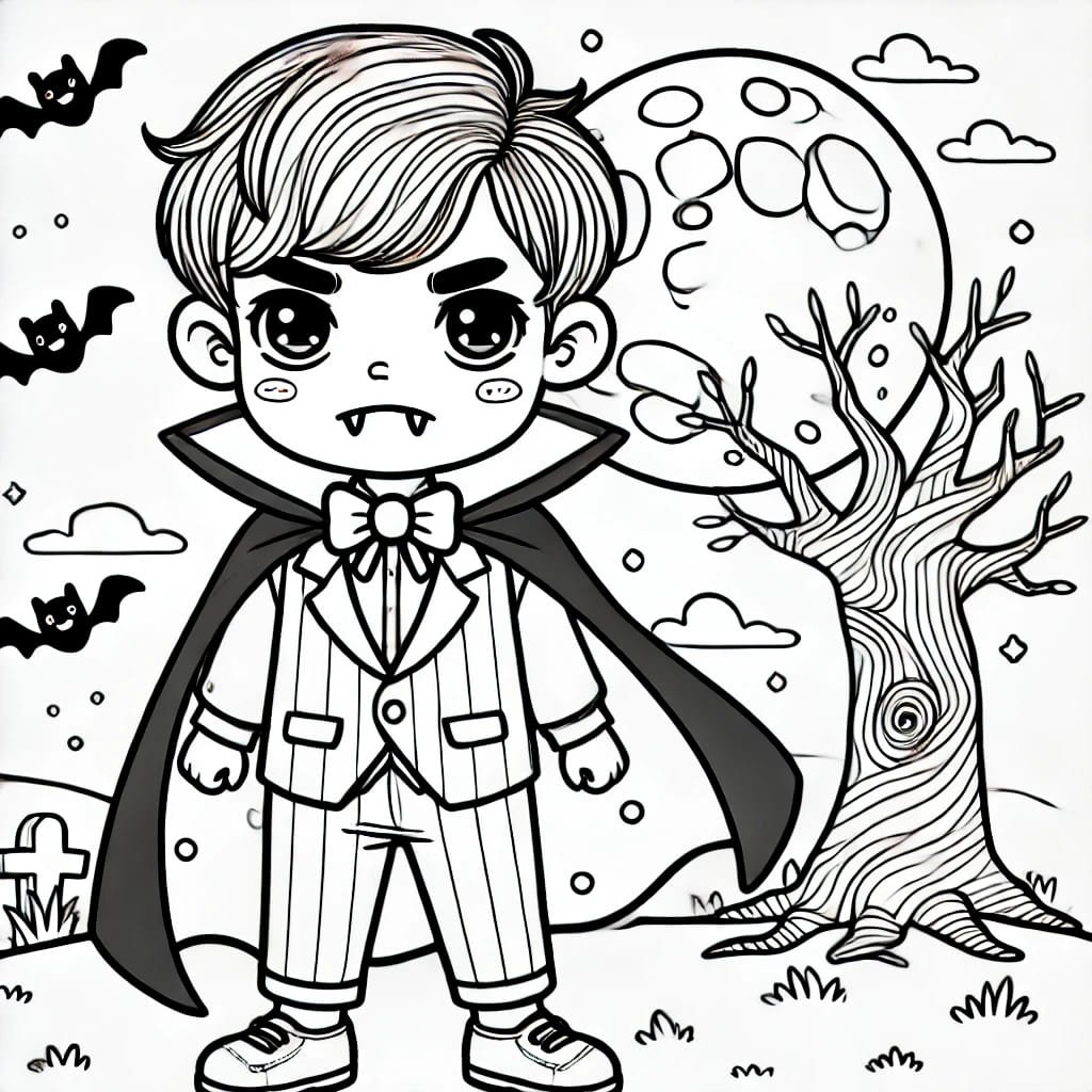 imagen halloween para colorear 1