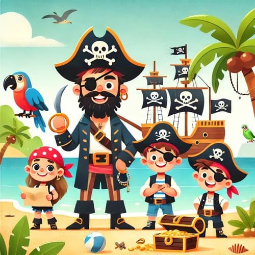 🏴‍☠️ Cuentos de Piratas Largos para Niños