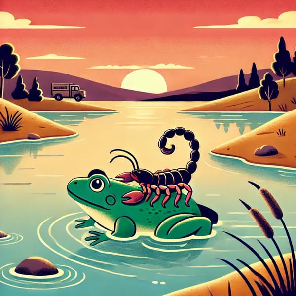 El sapo y el escorpión