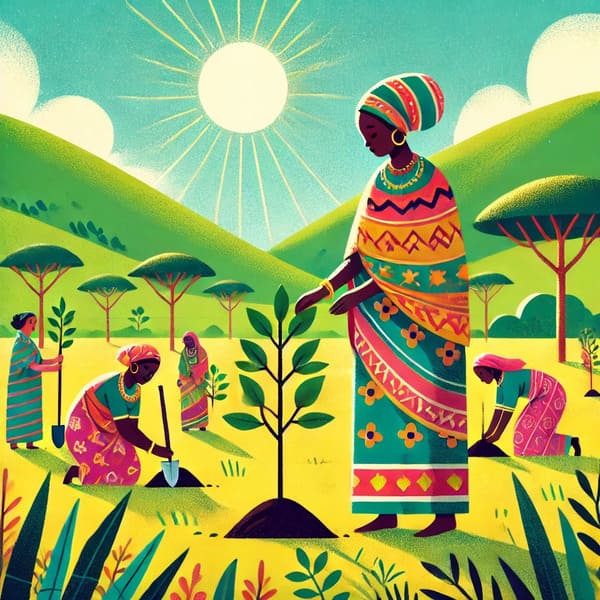 Wangari y los Árboles de la Paz